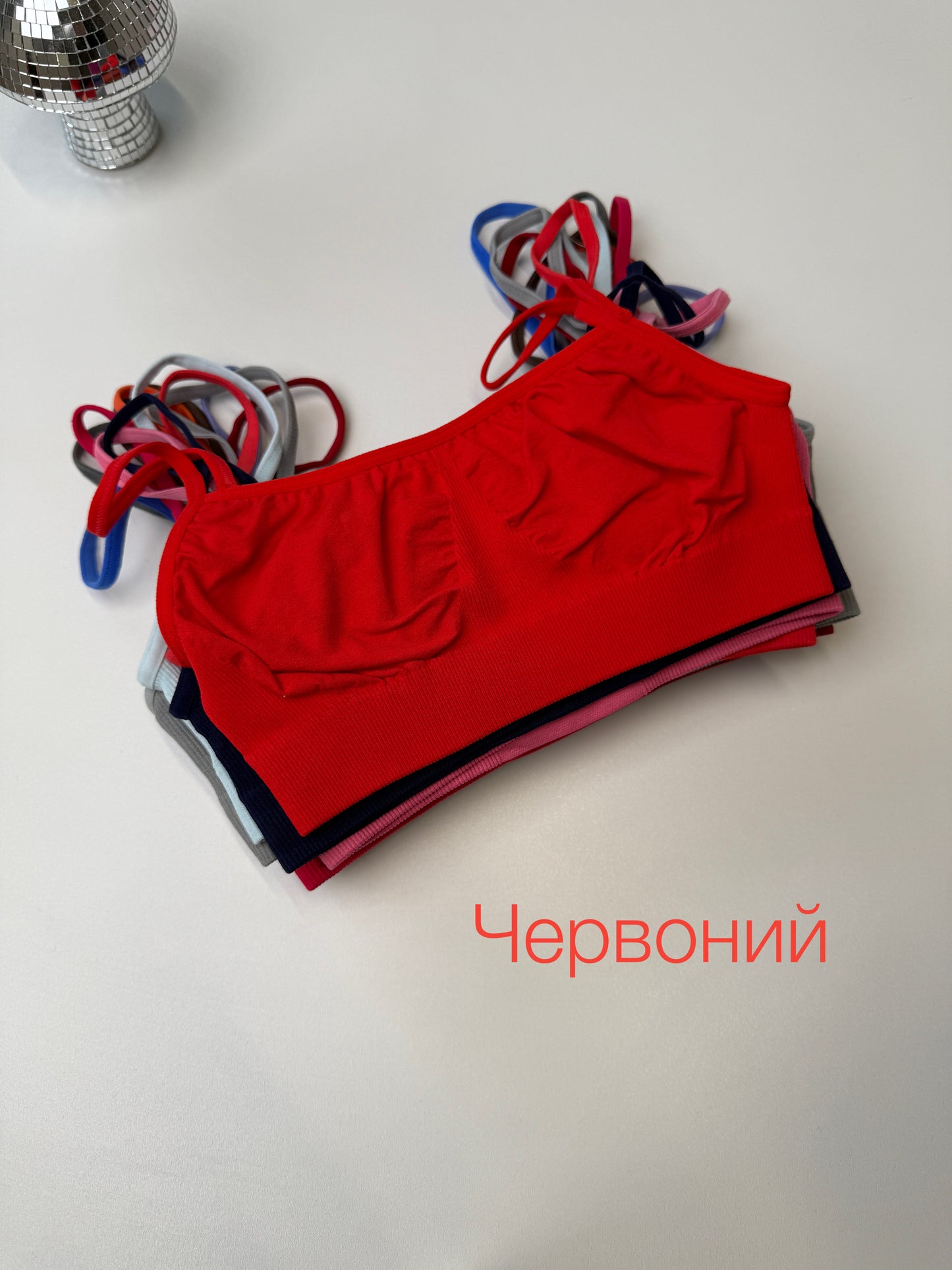 Топ на тоненьких бретелях S/M (00812)