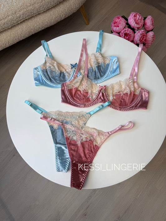 Комплект гладенький з мереживом (00848)