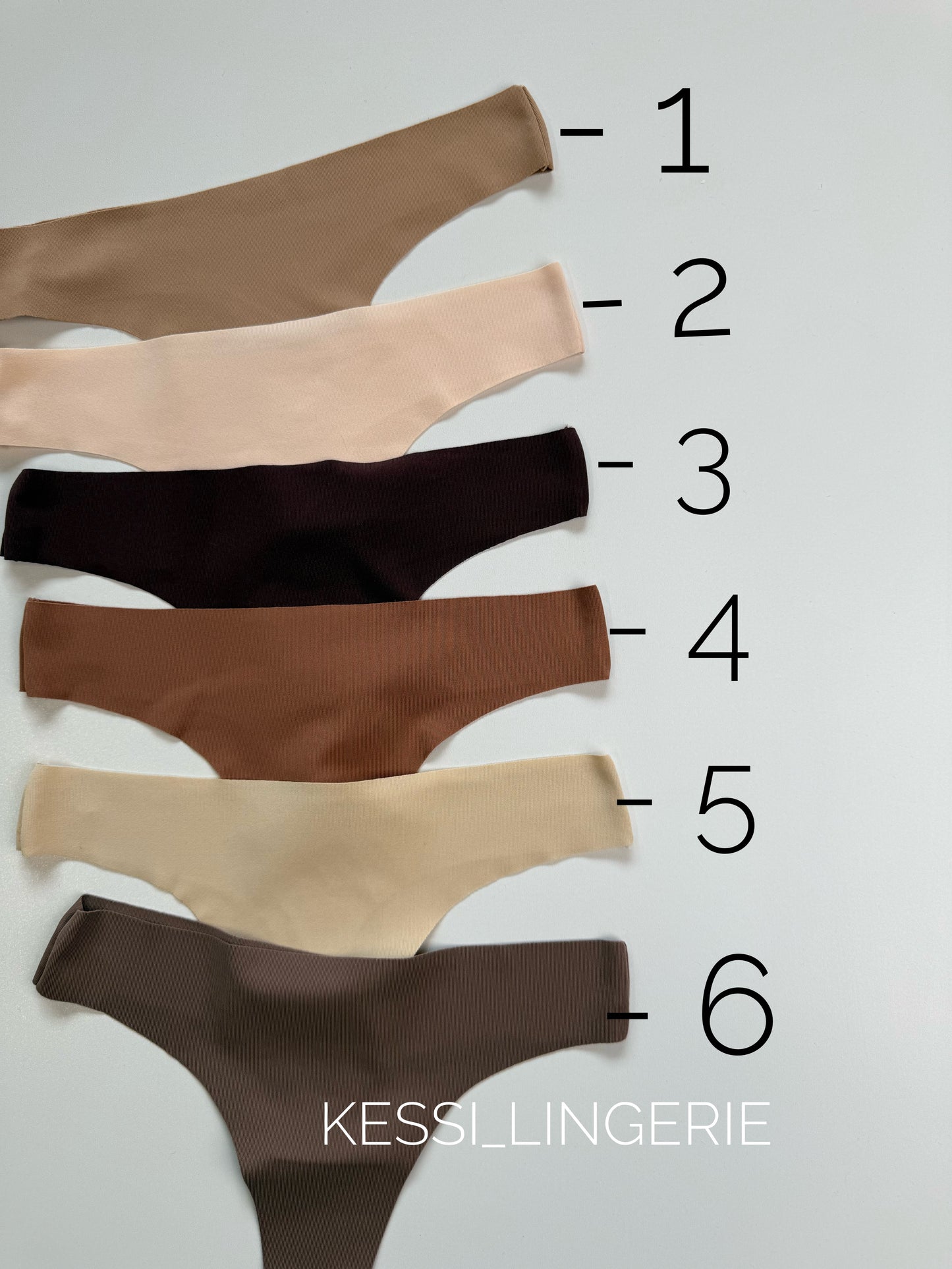 Безшовні стрінги (00935)