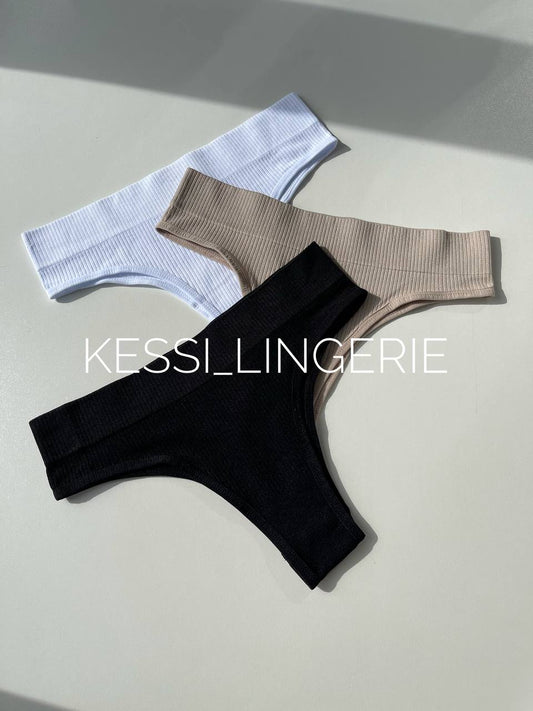 Набір бразиліанів в рубчик (00082)